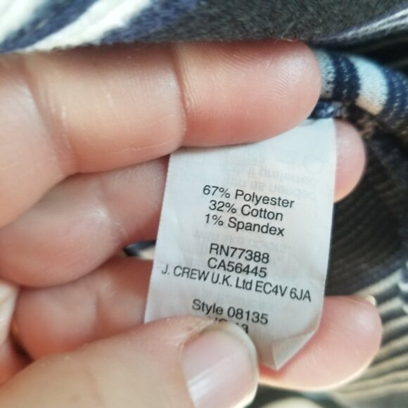 Madewell Gallerist Ponte striped top - Picture 6 of 7